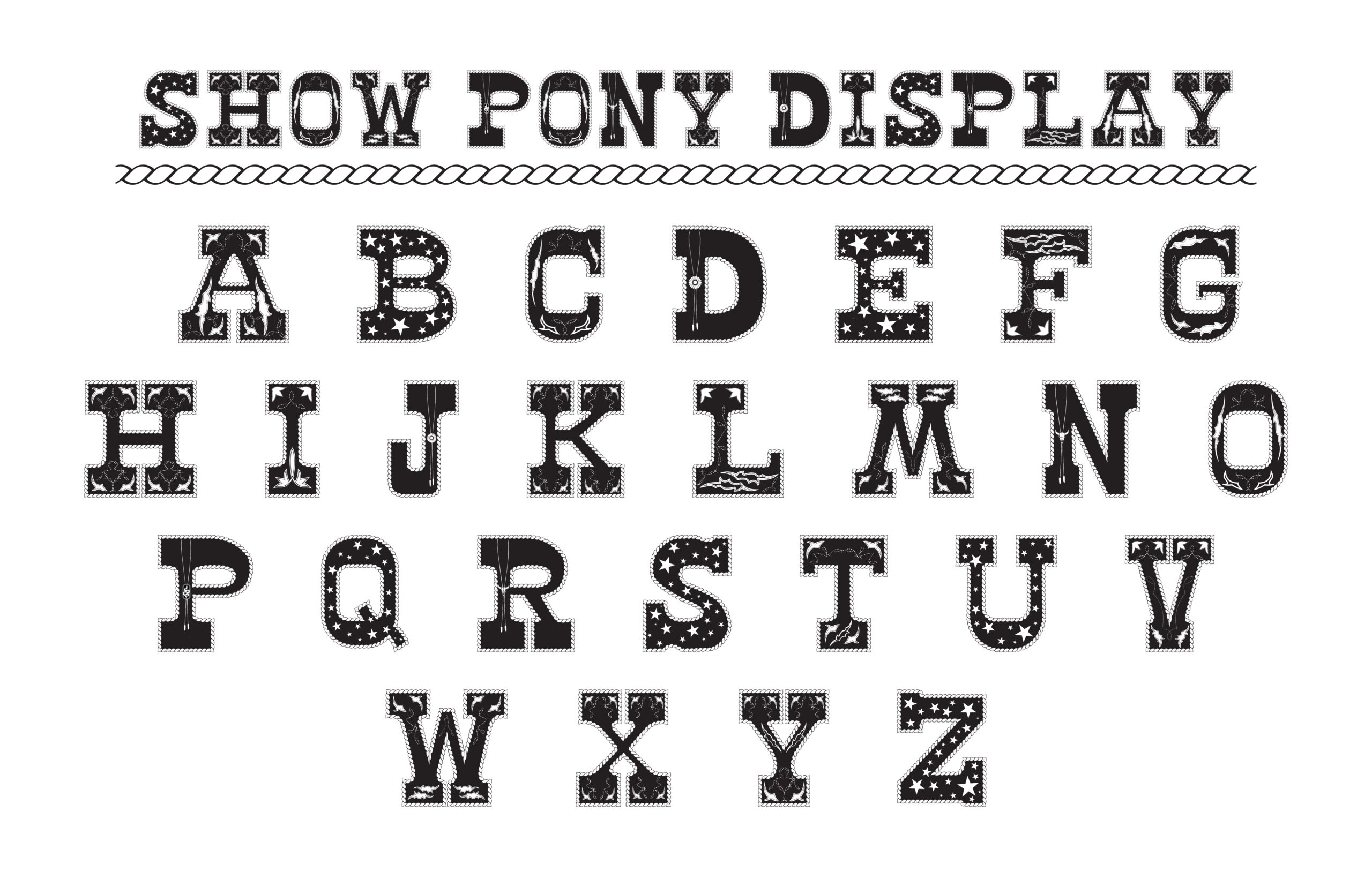 showponydisplayletterposter